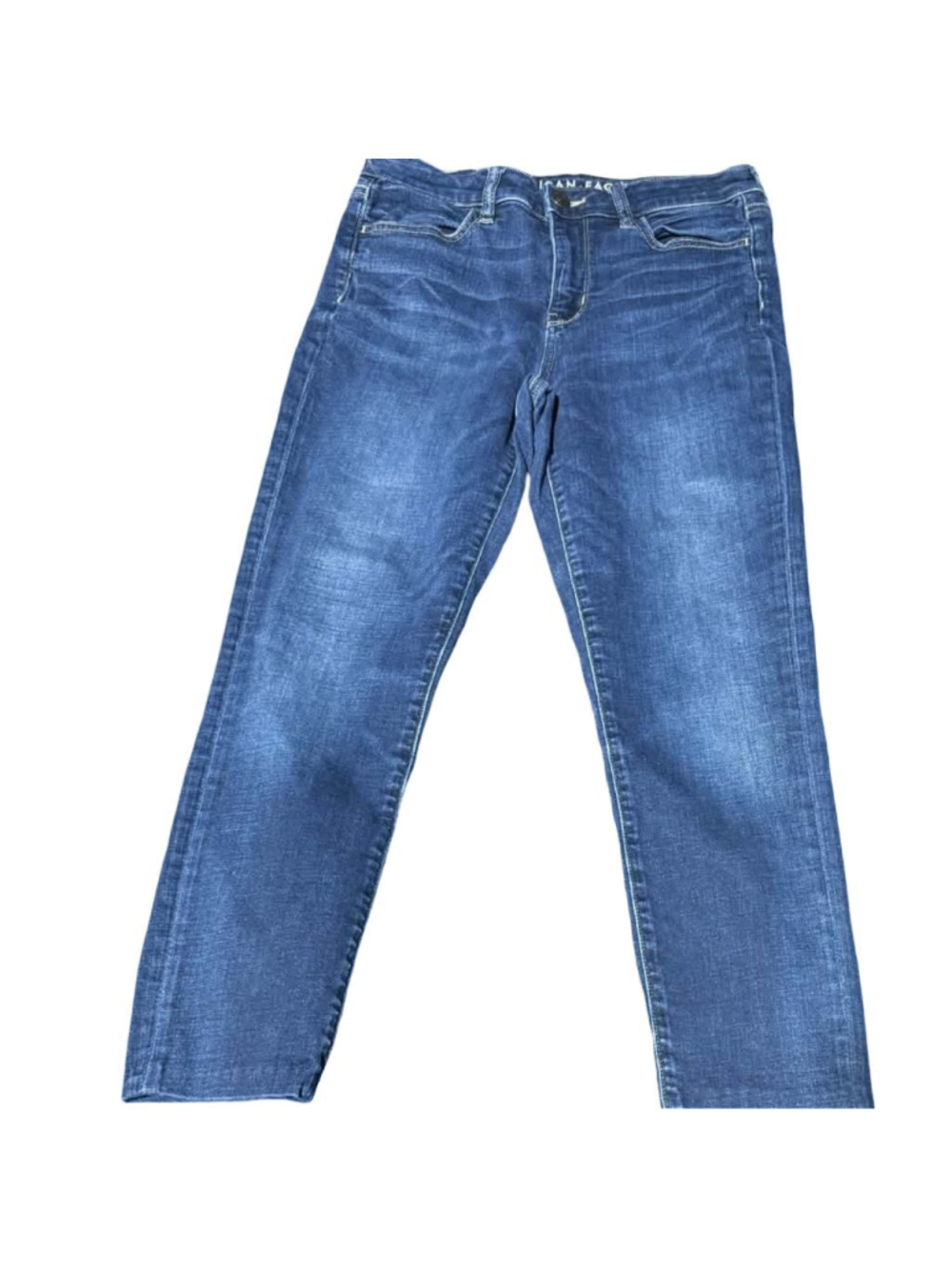 Women's American Eagle Blue Skinny Jeans Size 8 #833